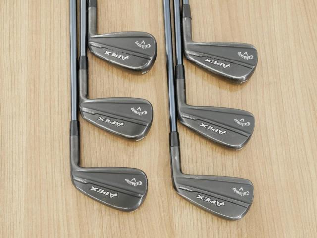 Iron set : Callaway : ชุดเหล็ก Callaway Apex Ti Fusion Black (รุ่นท็อปสุด แพงที่สุด ปี 2025 ของใหม่ 8 หมื่นบาท) มีเหล็ก 5-Pw (6 ชิ้น) ก้านกราไฟต์ UST Mamiya RECOIL DART 6 Flex R