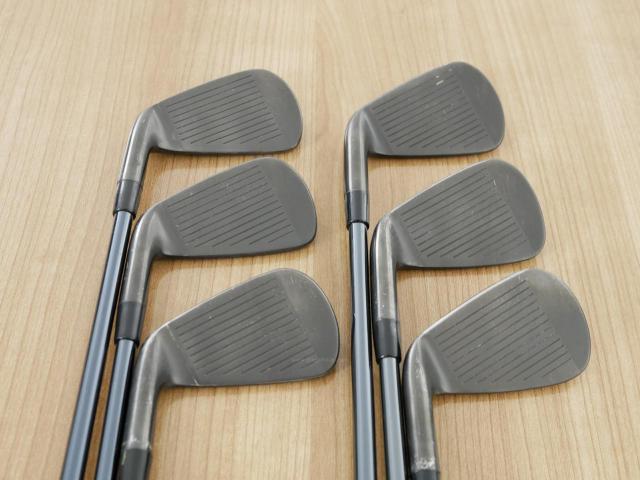 Iron set : Callaway : ชุดเหล็ก Callaway Apex Ti Fusion Black (รุ่นท็อปสุด แพงที่สุด ปี 2025 ของใหม่ 8 หมื่นบาท) มีเหล็ก 5-Pw (6 ชิ้น) ก้านกราไฟต์ UST Mamiya RECOIL DART 6 Flex R