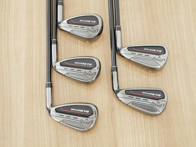 Iron set : Callaway : ชุดเหล็ก Callaway Big Bertha (ออกปี 2023 ตีง่ายที่สุดของ Callaway) มีเหล็ก 6-Pw (5 ชิ้น) ก้านกราไฟต์ Fujikura Speeder NX Flex R