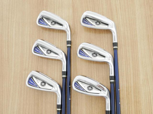 Iron set : Yamaha : ชุดเหล็ก Yamaha Inpres UD+2 (ออกปี 2019 ตีไกลที่สุด ไกลกว่าเหล็กทั่วไป 2 เบอร์ หน้าเด้ง COR 0.822) มีเหล็ก 6-Pw,Aw (6 ชิ้น) ก้านกราไฟต์ Flex SR