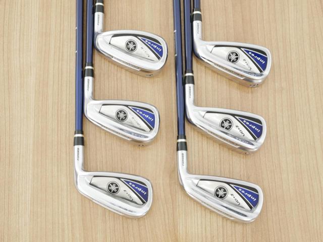 Iron set : Yamaha : ชุดเหล็ก Yamaha Inpres UD+2 (ออกปี 2019 ตีไกลที่สุด ไกลกว่าเหล็กทั่วไป 2 เบอร์ หน้าเด้ง COR 0.822) มีเหล็ก 6-Pw,Aw (6 ชิ้น) ก้านกราไฟต์ Flex SR