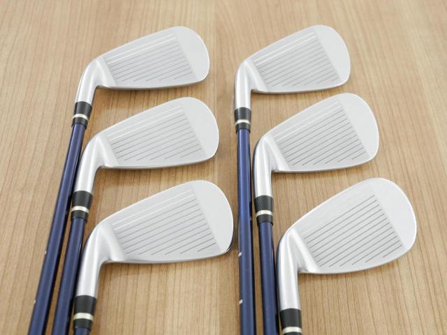Iron set : Yamaha : ชุดเหล็ก Yamaha Inpres UD+2 (ออกปี 2019 ตีไกลที่สุด ไกลกว่าเหล็กทั่วไป 2 เบอร์ หน้าเด้ง COR 0.822) มีเหล็ก 6-Pw,Aw (6 ชิ้น) ก้านกราไฟต์ Flex SR
