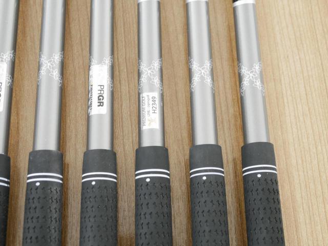 Iron set : PRGR : ชุดเหล็ก PRGR 02 Forged (รุ่นล่าสุด ออกปี 2026 นุ่มมาก หายาก) มีเหล็ก 5-Pw (6 ชิ้น) ก้านกราไฟต์ Mitsubishi Diamana Flex SR