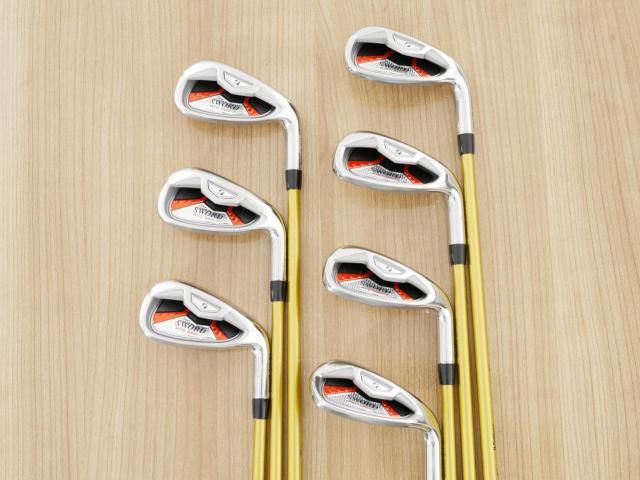 Iron set : Katana : ชุดเหล็ก Katana Sword ATC-589a (หน้าเด้ง) มีเหล็ก 6-Pw,Aw,Sw (7 ชิ้น) ก้านกราไฟต์ Fujikura Speeder 589 Flex R