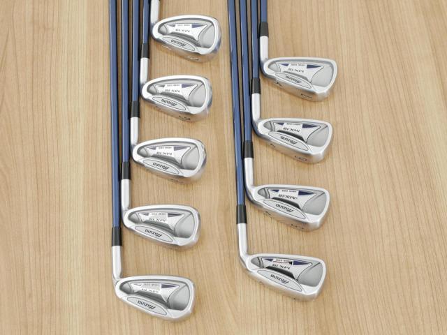 Iron set : Mizuno : ชุดเหล็ก Mizuno MX-19 HEMI COG (ใบใหญ่ ตีง้าย) มีเหล็ก 4-Pw,Aw,Sw (9 ชิ้น) ก้านกราไฟต์ Flex R