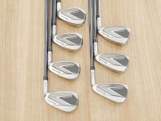 Iron set : Taylormade : ชุดเหล็ก Taylormade Stealth (ออกปี 2022 Japan Spec.) มีเหล็ก 6-Pw,Aw,Sw (7 ชิ้น) ก้านกราไฟต์ Mitsubishi Tensei TM60 Flex S
