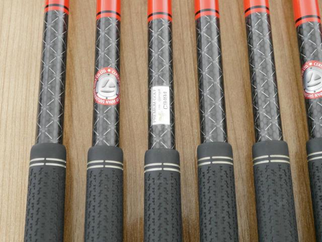 Iron set : Taylormade : ชุดเหล็ก Taylormade Stealth (ออกปี 2022 Japan Spec.) มีเหล็ก 6-Pw,Aw,Sw (7 ชิ้น) ก้านกราไฟต์ Mitsubishi Tensei TM60 Flex S