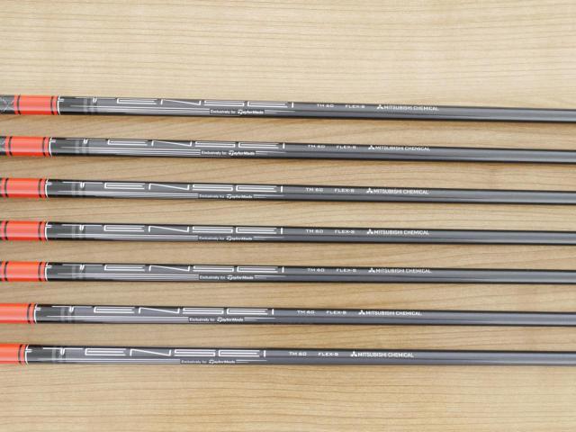 Iron set : Taylormade : ชุดเหล็ก Taylormade Stealth (ออกปี 2022 Japan Spec.) มีเหล็ก 6-Pw,Aw,Sw (7 ชิ้น) ก้านกราไฟต์ Mitsubishi Tensei TM60 Flex S