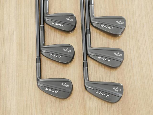 Iron set : Callaway : ชุดเหล็ก Callaway Apex Ti Fusion Black (รุ่นท็อปสุด แพงที่สุด ปี 2025 ของใหม่ 8 หมื่นบาท) มีเหล็ก 6-Pw,Aw (6 ชิ้น) ก้านกราไฟต์ UST Mamiya ATTAS FF 85 Flex S