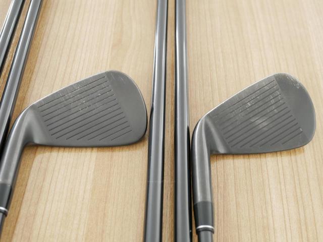 Iron set : Callaway : ชุดเหล็ก Callaway Apex Ti Fusion Black (รุ่นท็อปสุด แพงที่สุด ปี 2025 ของใหม่ 8 หมื่นบาท) มีเหล็ก 6-Pw,Aw (6 ชิ้น) ก้านกราไฟต์ UST Mamiya ATTAS FF 85 Flex S