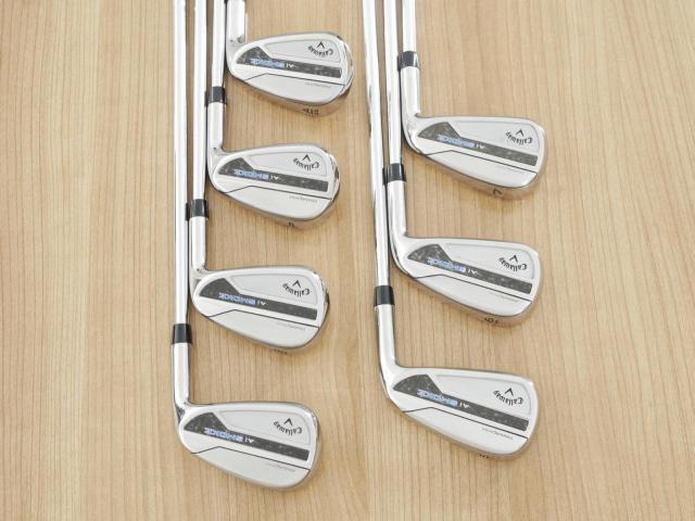 Iron set : Callaway : ชุดเหล็ก Callaway Paradym Ai Smoke (ออกปี 2024 ตีง่ายมาก ไกล Japan Spec.) มีเหล็ก 5-Pw,Aw (7 ชิ้น) ก้านเหล็ก NS Pro ZELOS 7 Flex S
