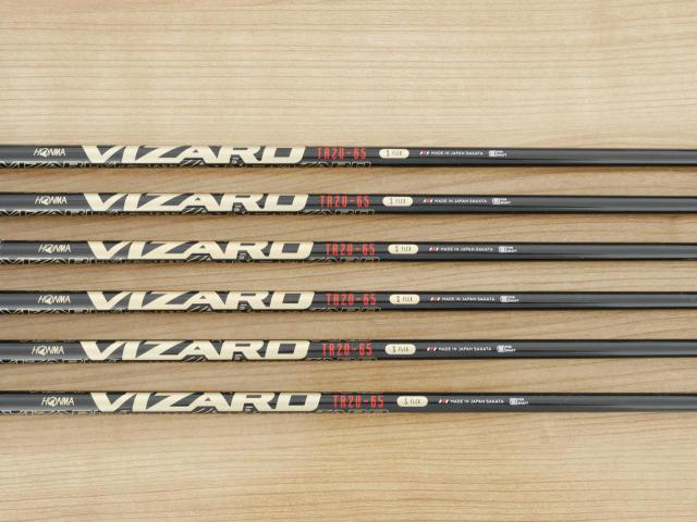 Iron set : Honma : ชุดเหล็ก Honma Tour World TR20P (ออกปี 2020) มีเหล็ก 6-11 (6 ชิ้น) ก้านกราไฟต์ Honma Vizard TR20-65 Flex S