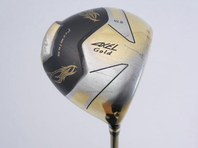 Driver : Tsuruya : Tsuruya AXEL Gold Premium (460cc. ตัวท๊อป หน้าเด้ง Non-Conform ของใหม่ 4 หมื่น) Loft 10.5 Flex R