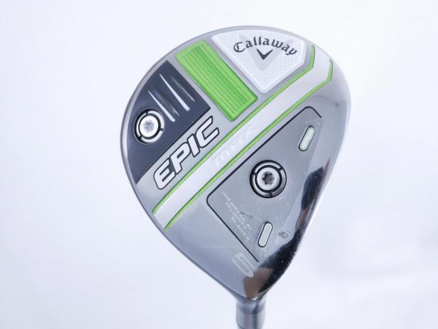 Fairway Wood : callaway : หัวไม้ 5 Callaway EPIC MAX (รุ่นปี 2021) Loft 18 ก้าน Mitsubishi Diamana 40 Flex R