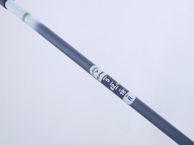 Fairway Wood : callaway : หัวไม้ 5 Callaway EPIC MAX (รุ่นปี 2021) Loft 18 ก้าน Mitsubishi Diamana 40 Flex R