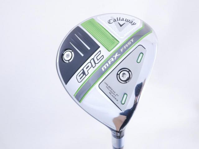 Lady club : All : หัวไม้ 3 Callaway EPIC MAX FAST (รุ่นปี 2021) Loft 15 ก้าน Mitsubishi ELDIO 40 Flex L