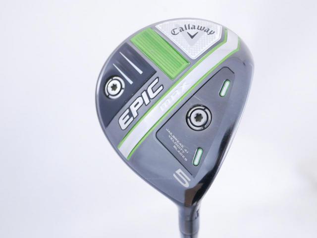 Fairway Wood : callaway : หัวไม้ 5 Callaway EPIC MAX (รุ่นปี 2021) Loft 18 ก้าน Mitsubishi Diamana 40 Flex R