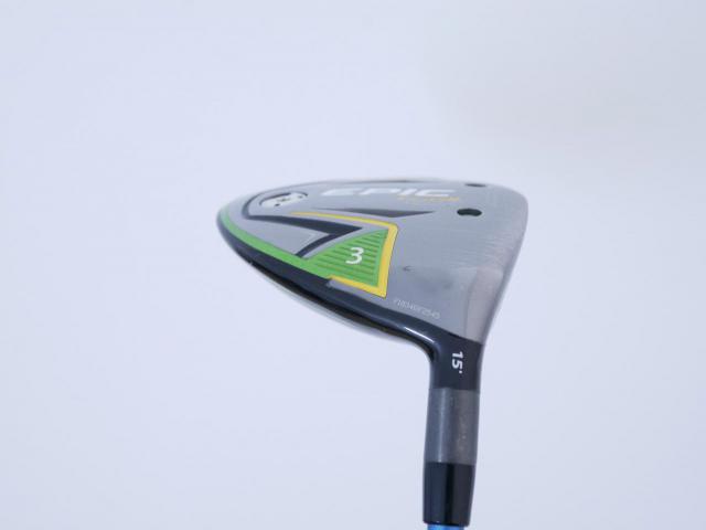Fairway Wood : callaway : หัวไม้ 3 Callaway Epic Flash Star (รุ่นปี 2019) Loft 15 ก้าน Fujikura Speeder Evolution V FW 50 Flex S