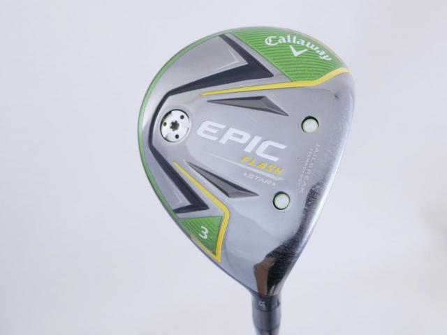 Fairway Wood : callaway : หัวไม้ 3 Callaway Epic Flash Star (รุ่นปี 2019) Loft 15 ก้าน Fujikura Speeder Evolution Flex SR