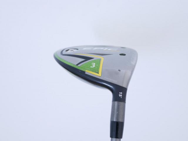 Fairway Wood : callaway : หัวไม้ 3 Callaway Epic Flash Star (รุ่นปี 2019) Loft 15 ก้าน Fujikura Speeder Evolution Flex SR