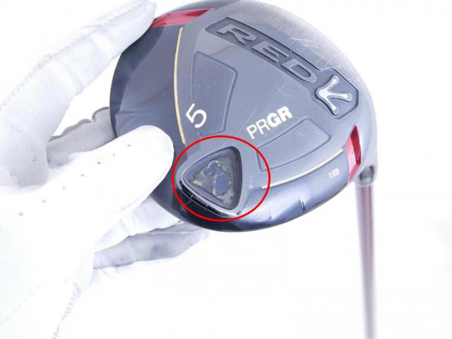 Fairway Wood : PRGR : **มีตำหนิ** หัวไม้ 5 PRGR Red (ออกปี 2018) Loft 19 Flex R (M-37)