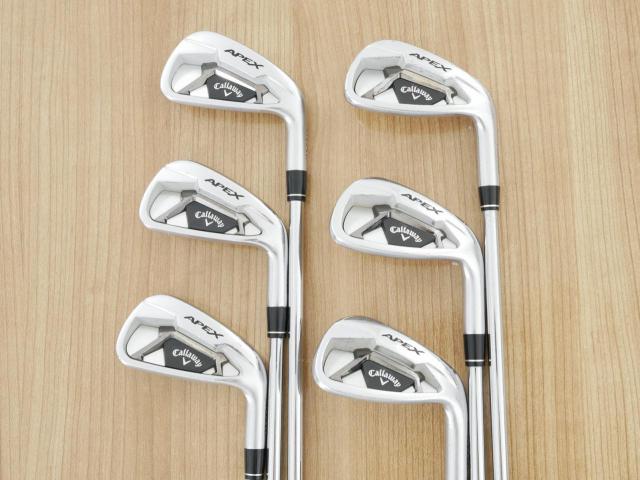 Iron set : Callaway : ชุดเหล็ก Callaway APEX Forged (รุ่นปี 2022) มีเหล็ก 5-Pw (6 ชิ้น) ก้านเหล็ก NS Pro ZELOS 8 Flex S