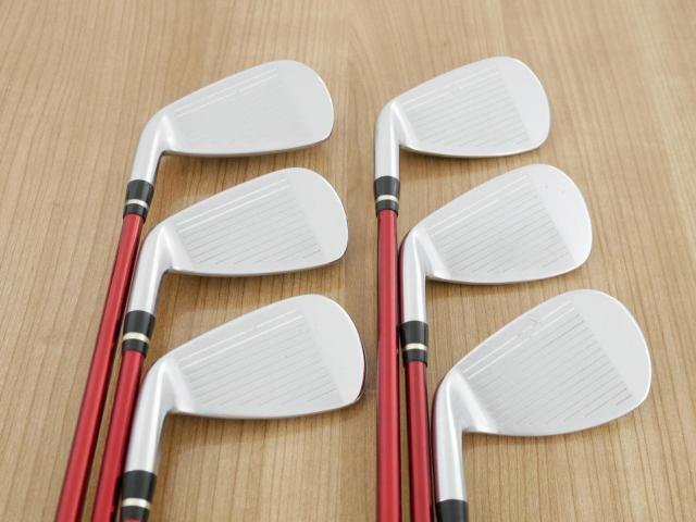 Iron set : Yamaha : ชุดเหล็ก Yamaha Inpres RMX UD+2 (ปี 2017 ตีไกลที่สุด ไกลกว่าเหล็กทั่วไป 2 เบอร์) มีเหล็ก 6-Pw,Aw (6 ชิ้น) ก้านกราไฟต์ Mitsubishi Bassara i50xct Flex R