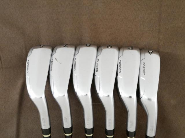 Iron set : Yamaha : ชุดเหล็ก Yamaha Inpres RMX UD+2 (ปี 2017 ตีไกลที่สุด ไกลกว่าเหล็กทั่วไป 2 เบอร์) มีเหล็ก 6-Pw,Aw (6 ชิ้น) ก้านกราไฟต์ Mitsubishi Bassara i50xct Flex R
