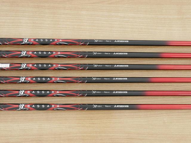 Iron set : Yamaha : ชุดเหล็ก Yamaha Inpres RMX UD+2 (ปี 2017 ตีไกลที่สุด ไกลกว่าเหล็กทั่วไป 2 เบอร์) มีเหล็ก 6-Pw,Aw (6 ชิ้น) ก้านกราไฟต์ Mitsubishi Bassara i50xct Flex R