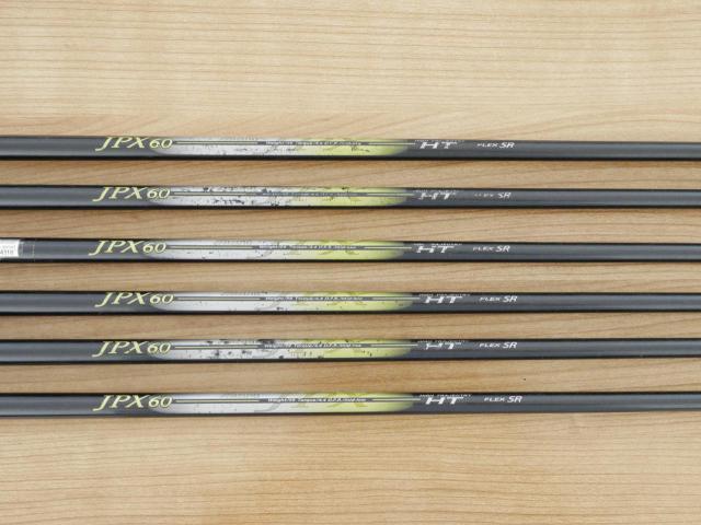 Iron set : Mizuno : ชุดเหล็ก Mizuno JPX E310Ti (Forged Ti-Face) มีเหล็ก 6-Pw,Sw (6 ชิ้น) ก้านกราไฟต์ Flex SR