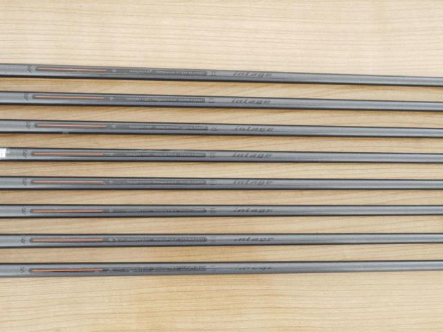 Iron set : Mizuno : ชุดเหล็ก Mizuno Intage Titanium (รุ่นท๊อป ใบใหญ่ ตีไกลมาก) มีเหล็ก 5-Pw,Aw,Sw (8 ชิ้น) ก้านกราไฟต์ Flex R