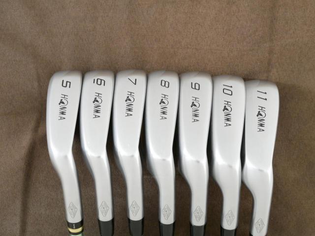 Iron set : Honma : ชุดเหล็ก Honma Beres IE-03 (ออกปี 2016 เหมาะกับซีเนียร์) มีเหล็ก 5-11 (7 ชิ้น) ก้าน ARMRQ 8 (45) Flex R (2 ดาว)