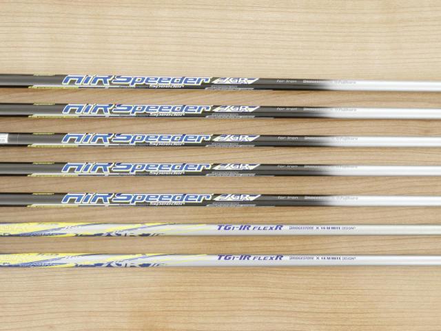 Iron set : Bridgestone : ชุดเหล็ก Bridgestone Tour B JGR HF3 Forged (ปี 2020 ตีไกลมากๆ) มีเหล็ก 6-Pw,Aw,Sw (7 ชิ้น) ก้านกราไฟต์ Fujikura Air Speeder