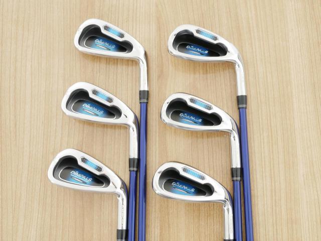 Iron set : Kasco : ชุดเหล็ก Kasco DIMPALS (ใบใหญ่) มีเหล็ก 5-Pw (6 ชิ้น) ก้านกราไฟต์ Flex R