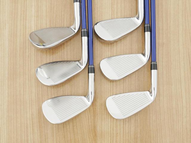 Iron set : Kasco : ชุดเหล็ก Kasco DIMPALS (ใบใหญ่) มีเหล็ก 5-Pw (6 ชิ้น) ก้านกราไฟต์ Flex R