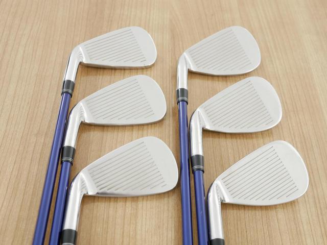Iron set : Kasco : ชุดเหล็ก Kasco DIMPALS (ใบใหญ่) มีเหล็ก 5-Pw (6 ชิ้น) ก้านกราไฟต์ Flex R