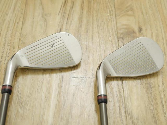 Iron set : PRGR : ชุดเหล็ก PRGR Premium Red TR-X 505 (รุ่นท็อป หน้าเด้ง ตีง่ายไกลมาก) มีเหล็ก 5-Pw (6 ชิ้น) ก้านกราไฟต์ 