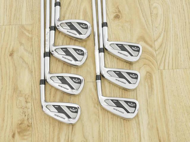 Iron set : Callaway : ชุดเหล็ก Callaway Mavrik Pro (ออกปี 2020) มีเหล็ก 4-Pw (7 ชิ้น) ก้านเหล็ก NS Pro 950 NEO Flex R