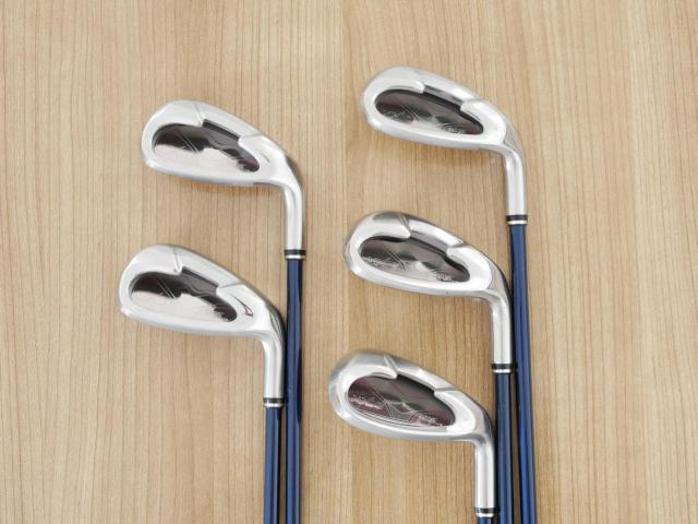 Lady club : All : ชุดเหล็ก XXIO Impact Power Matching 5 มีเหล็ก 7-Pw,Aw (5 ชิ้น) ก้านกราไฟต์ MP-500 Flex L