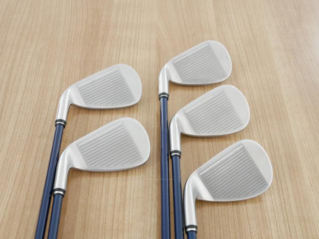 Lady club : All : ชุดเหล็ก XXIO Impact Power Matching 5 มีเหล็ก 7-Pw,Aw (5 ชิ้น) ก้านกราไฟต์ MP-500 Flex L