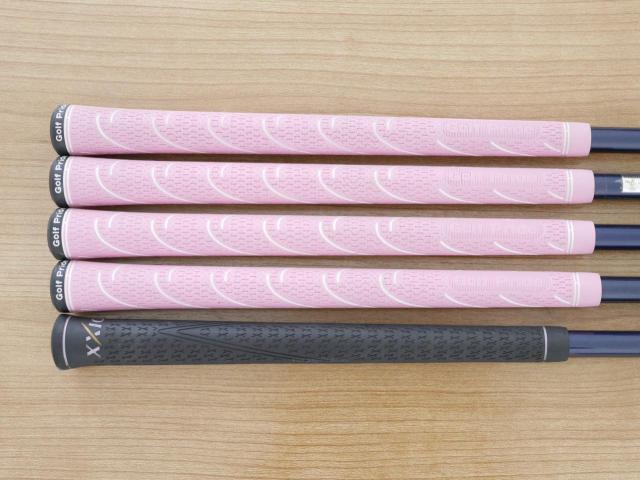 Lady club : All : ชุดเหล็ก XXIO Impact Power Matching 5 มีเหล็ก 7-Pw,Aw (5 ชิ้น) ก้านกราไฟต์ MP-500 Flex L