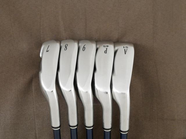 Lady club : All : ชุดเหล็ก XXIO Impact Power Matching 5 มีเหล็ก 7-Pw,Aw (5 ชิ้น) ก้านกราไฟต์ MP-500 Flex L