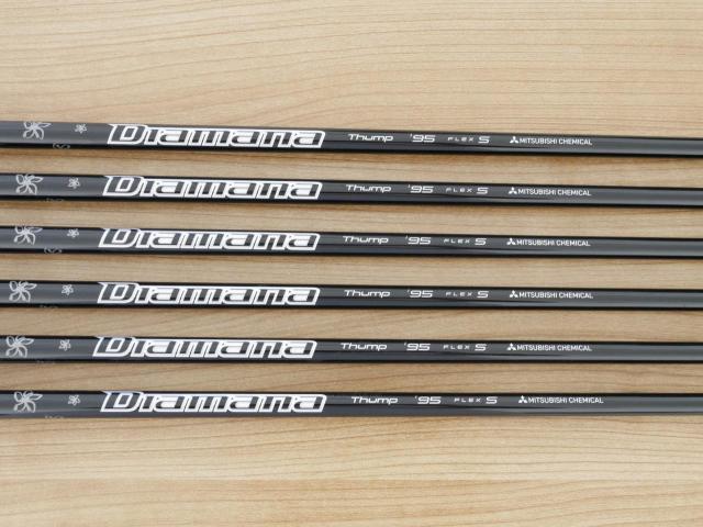 Iron set : Taylormade : ชุดเหล็ก Taylormade P7MC Forged (ซีรี่ย์ท้อปสุด ออกปี 2023) มีเหล็ก 5-Pw (6 ชิ้น) ก้านกราไฟต์ Mitsubishi Diamana Thump i95 Flex S