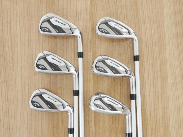 Lady club : All : ชุดเหล็ก Callaway Mavrik MAX Lite (ออกปี 2020 ตีง่าย ไกลมากๆ) มีเหล็ก 6-Pw,Sw (6 ชิ้น) ก้านกราไฟต์ Mitsubishi Diamana 40 Flex L
