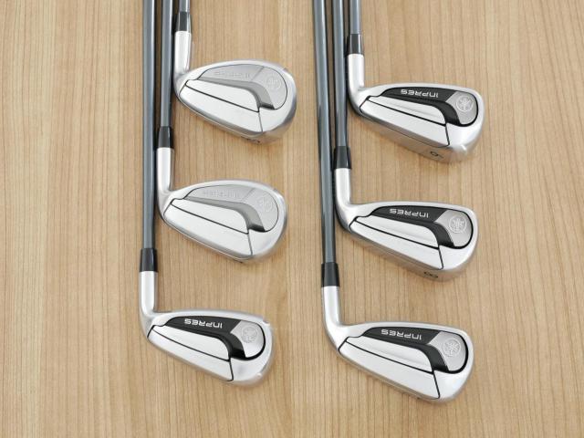 Iron set : Yamaha : ชุดเหล็ก Yamaha Inpres DriveStar Type D (รุ่นล่าสุด ออกปี 2024 ตีไกลที่สุด ไกลกว่าเหล็กทั่วไป 2 เบอร์ หน้าเด้งมากๆ) มีเหล็ก 7-Pw,Aw,As (6 ชิ้น) ก้านกราไฟต์ Fujikura Speeder NX M-425i Flex SR