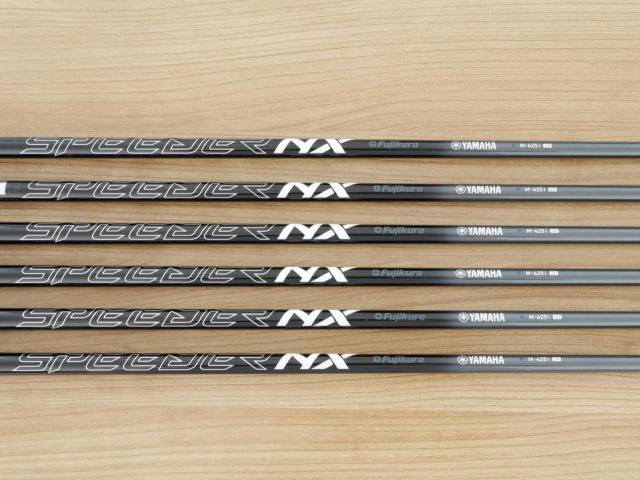 Iron set : Yamaha : ชุดเหล็ก Yamaha Inpres DriveStar Type D (รุ่นล่าสุด ออกปี 2024 ตีไกลที่สุด ไกลกว่าเหล็กทั่วไป 2 เบอร์ หน้าเด้งมากๆ) มีเหล็ก 7-Pw,Aw,As (6 ชิ้น) ก้านกราไฟต์ Fujikura Speeder NX M-425i Flex SR