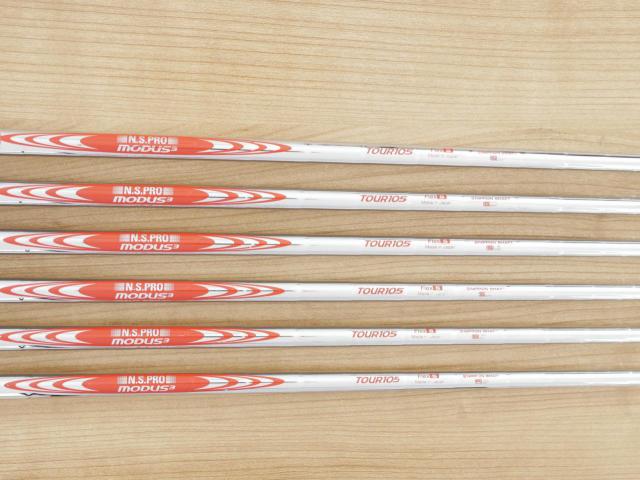 Iron set : Taylormade : ชุดเหล็ก Taylormade P790 (ตัวท้อปสุด ปี 2023 Japan Spec.) มีเหล็ก 5-Pw (6 ชิ้น) ก้านเหล็ก NS Pro Modus 105 Flex S
