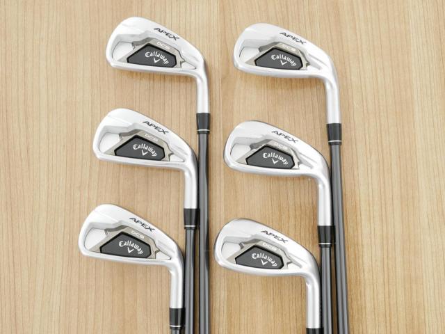 Iron set : Callaway : ชุดเหล็ก Callaway APEX DCB Forged (ปี 2022) มีเหล็ก 5-Pw (6 ชิ้น) ก้านกราไฟต์ Mitsubishi Diamana 55 Flex R