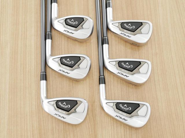 Iron set : Callaway : ชุดเหล็ก Callaway APEX DCB Forged (ปี 2022) มีเหล็ก 5-Pw (6 ชิ้น) ก้านกราไฟต์ Mitsubishi Diamana 55 Flex R