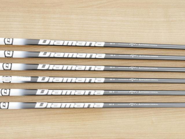 Iron set : Callaway : ชุดเหล็ก Callaway APEX DCB Forged (ปี 2022) มีเหล็ก 5-Pw (6 ชิ้น) ก้านกราไฟต์ Mitsubishi Diamana 55 Flex R